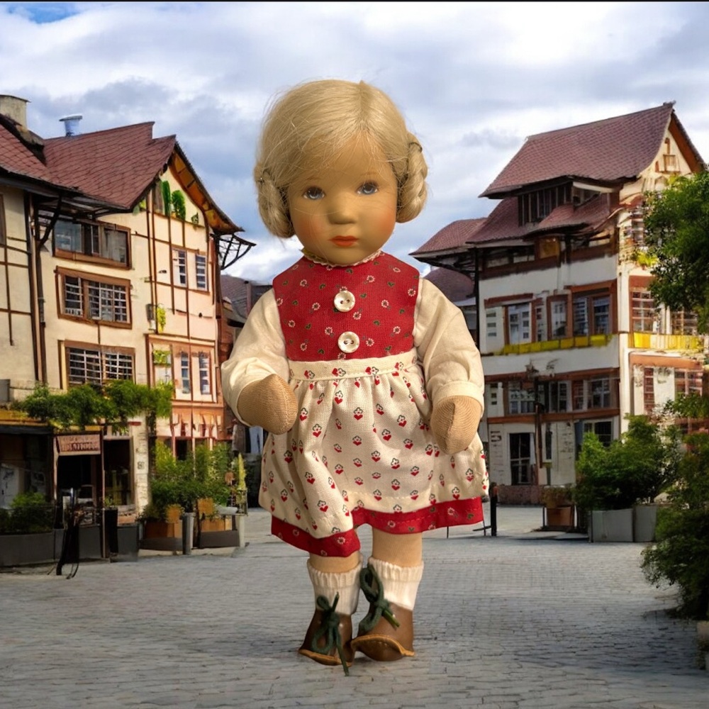 Kathe kruse model Hanne kruse rare vintage doll NWT made in Germany